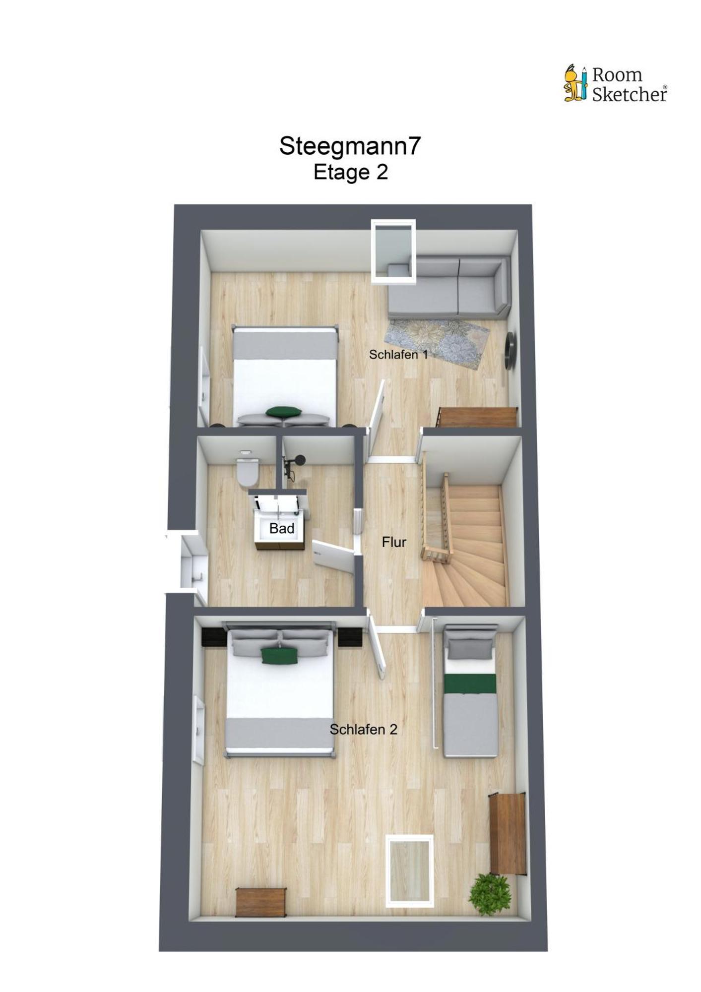 Neu! Design-Fewo Heidetraum Dorfmark Luaran gambar