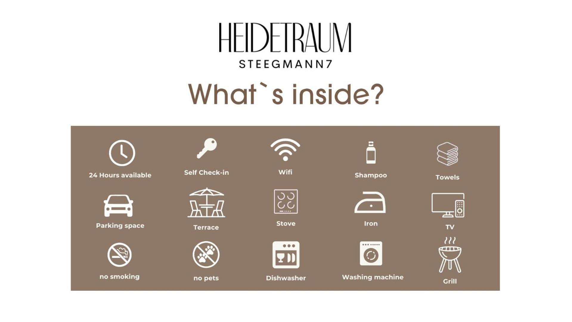 Neu! Design-Fewo Heidetraum Dorfmark Luaran gambar